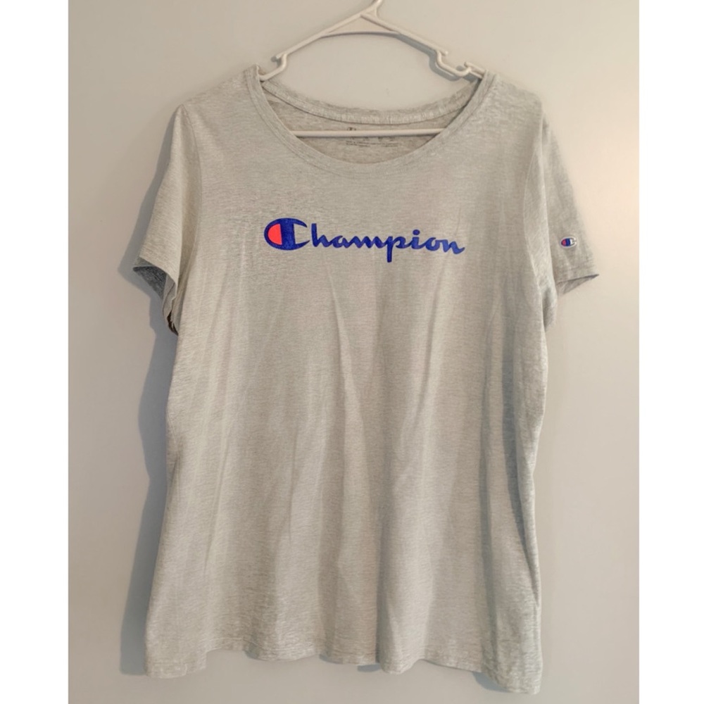 grey CHAMPION short sleeve shirt
